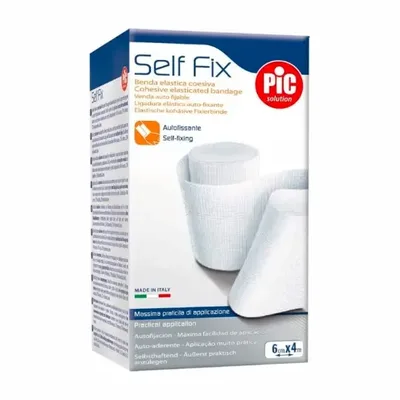 PIC Self Fix Bandaż Elastyczny Samoprzylepny 6cm x 4m
