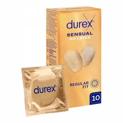 Prezerwatywy Durex Sensual No Latex 10 Sztuk