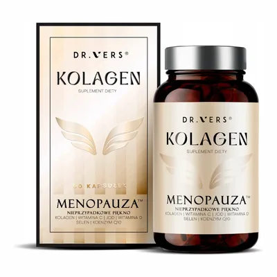 Kolagen 5000mg Dr.Vers Verisol F Menopauza Włosy Skóra 60 Kapsułek