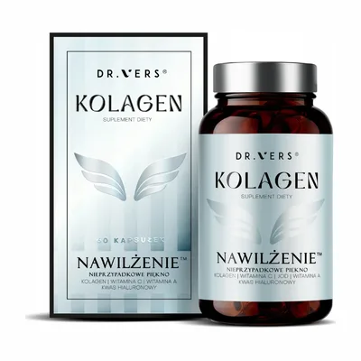 Kolagen 5000mg Dr.Vers Verisol F Nawilżenie Włosy Skóra 60 Kapsułek