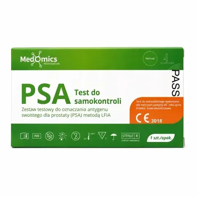 Zestaw Testowy Do Oznaczania Antygenu Swoistego Dla Prostaty 1 Sztuka