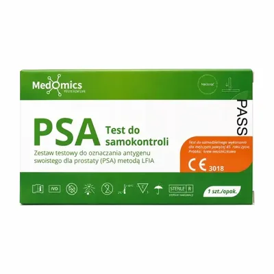 Zestaw Testowy Do Oznaczania Antygenu Swoistego Dla Prostaty 1 Sztuka