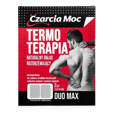 Czarcia Moc Termo Terapia Naturalny Okład Rozgrzewający 13x19cm 2 Sztuki