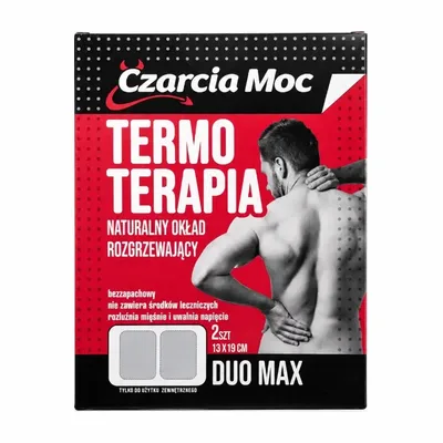 Czarcia Moc Termo Terapia Naturalny Okład Rozgrzewający 13x19cm 2 Sztuki