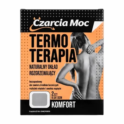 Czarcia Moc Termo Terapia Naturalny Okład Rozgrzewający 9,6x13cm 2 Sztuki