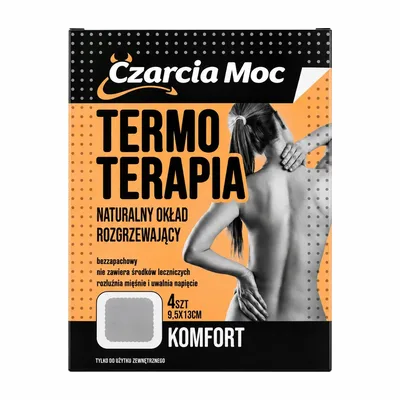 Czarcia Moc Naturalny Okład Rozgrzewający 9,5x13cm 4 Sztuki