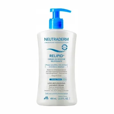 Neutraderm Relipid + Krem Do Mycia Pod Prysznic Warstwa Lipidowa 400ml