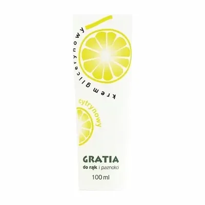 Gratia Krem Do Rąk I Paznokci Cytryna 100ml