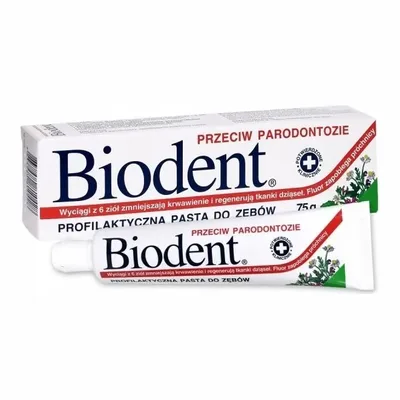 BIODENT PASTA D/Z PRZECIW PARODONTOZIE - 75 G