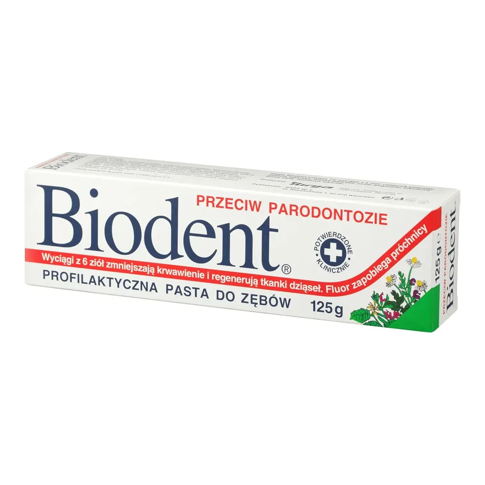 BIODENT PASTA D/Z PRZECIW PARODONTOZIE - 125 G