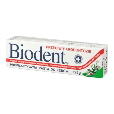 BIODENT PASTA D/Z PRZECIW PARODONTOZIE - 125 G