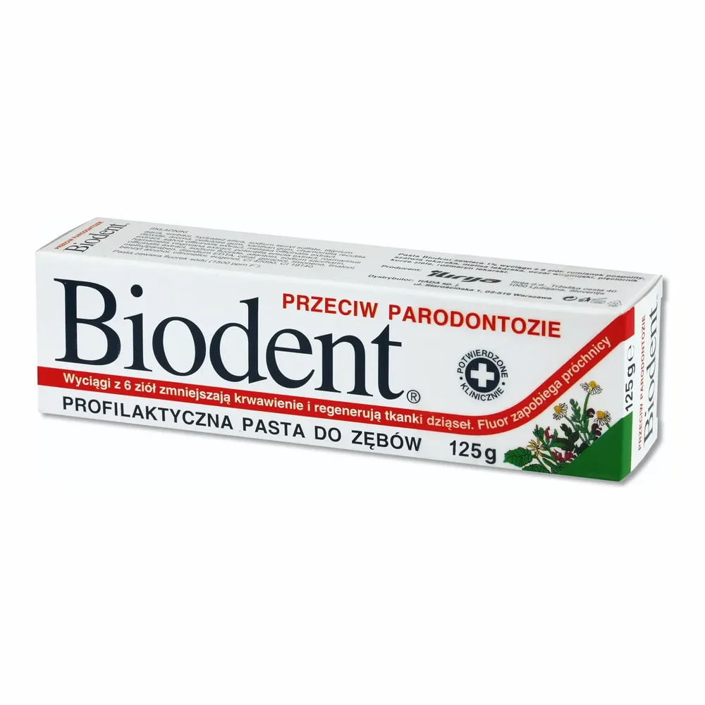 BIODENT PASTA D/Z PRZECIW PARODONTOZIE - 125 G