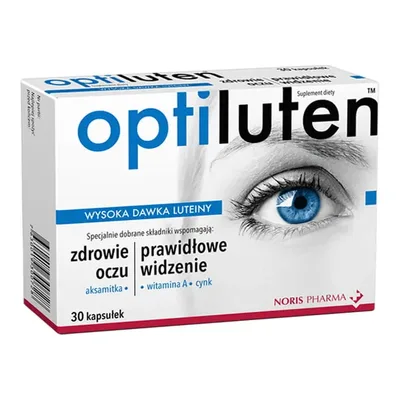 Optiluten Prawidłowe Widzenie 30 Kapsułek