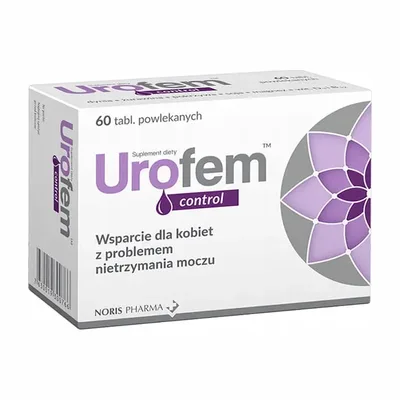 Urofem Control Wparcie Dla Kobiet Z Nietrzymaniem Moczu 60 Tabletek