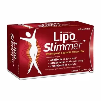 Liposlimmer Intensywne Spalanie Tłuszczów 60 Tabletek