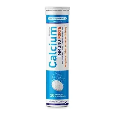 Calcium Immuno Forte 20 Tabletek Musujących