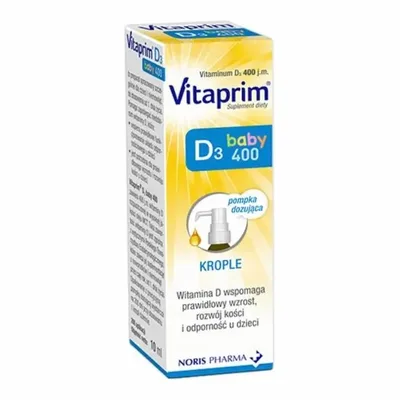 Vitaprim D3 Baby 400 Krople 10ml