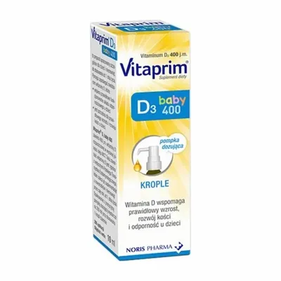 Vitaprim D3 Baby 400 Krople 10ml