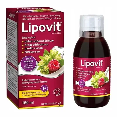 Lipovit Syrop Lipa I Malina 150ml