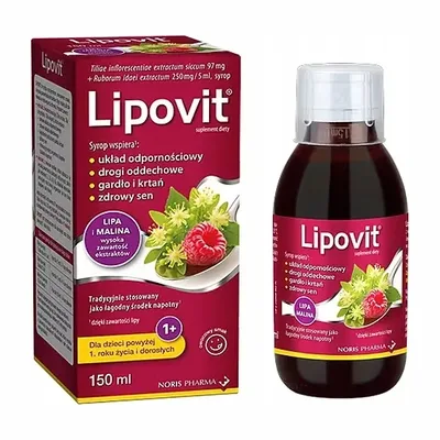 Lipovit Syrop Lipa I Malina 150ml