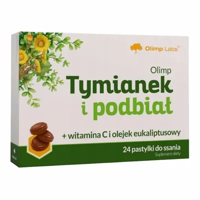 Olimp Labs Tymianek i Podbiał 24 Pastylki