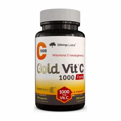 Olimp Gold-Vit C 1000 Forte Witamina C Odporność 100 kapsułek