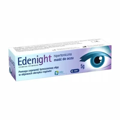 Edenight Hipertoniczna Maść Do Oczu Nawilżająca 5g