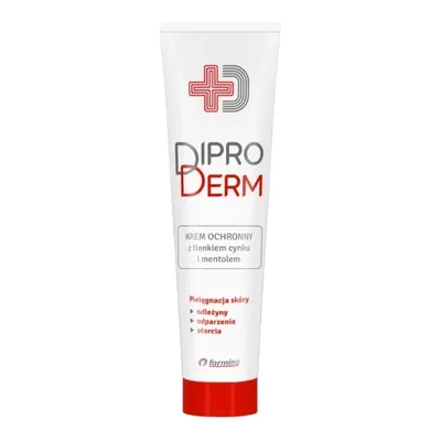 DiproDerm Krem Ochronny Z Tlenkiem Cynku I Mentolem 100g