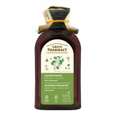 Green Pharmacy Odżywka Przeciwłupieżowa Pąki Brzozy I Olej Rycynowy 300ml