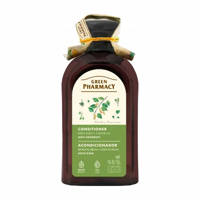 Green Pharmacy Odżywka Przeciwłupieżowa Pąki Brzozy I Olej Rycynowy 300ml
