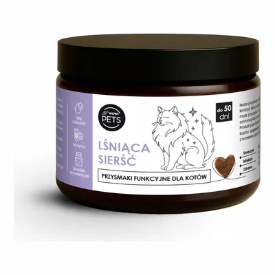 Wow!Pets Przysmaki Suplementacyjne Dla Kota Sierść I Skóra 100g