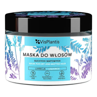 Vis Plantis Maska Do Włosów Suchych I Matowych Lukrecja Lipa I Prawoślaz 300ml