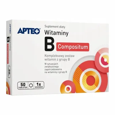 Witaminum B Compositum Tiamina Niacyna Apteo 50 Tabletek