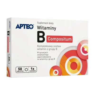 Witaminum B Compositum Tiamina Niacyna Apteo 50 Tabletek