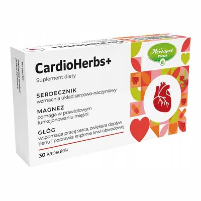 CardioHerbs+ Wzmacnia Serce I Mięśnie 30 Kapsułek