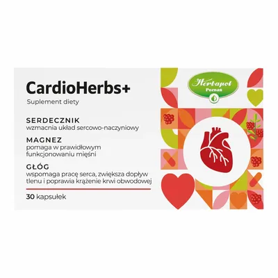 CardioHerbs+ Wzmacnia Serce I Mięśnie 30 Kapsułek