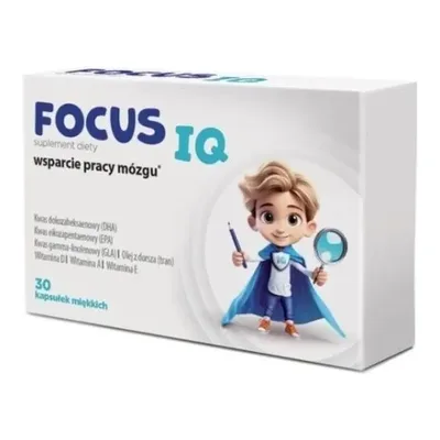 Focus IQ Na Pamięć I Koncentrację Dla Dzieci 30 Kapsułek