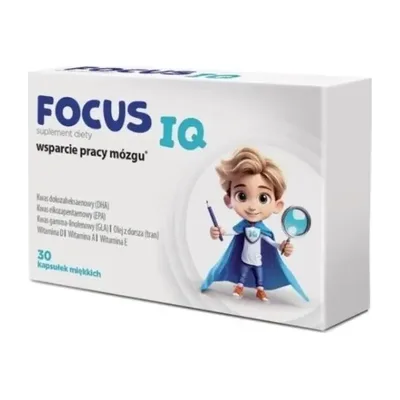 Focus IQ Na Pamięć I Koncentrację Dla Dzieci 30 Kapsułek