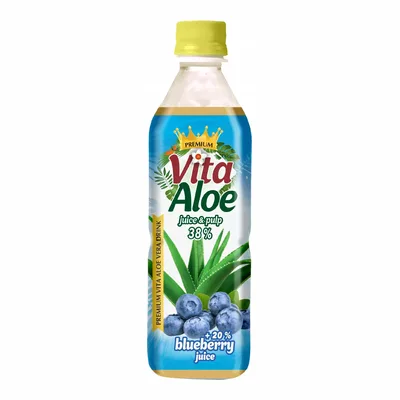 Vita Aloe Napój Z Aloesem 38 % + Jagoda 0,5l