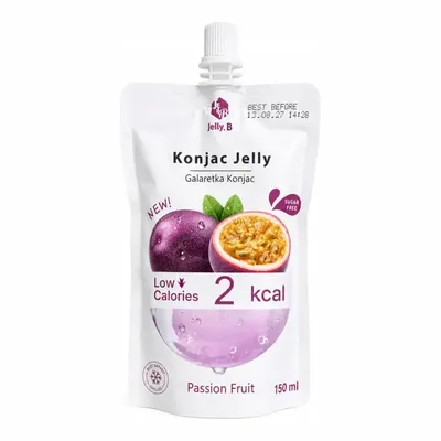 Galaretka Konjac Przekąska Marakuja 2 Kcal Bez Cukru 150ml