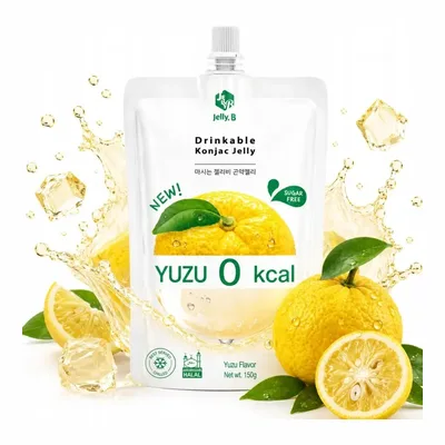 Galaretka Konjac Przekąska Yuzu 0 Kcal Bez Cukru 150ml