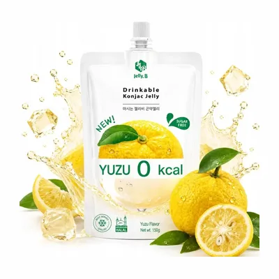 Galaretka Konjac Przekąska Yuzu 0 Kcal Bez Cukru 150ml