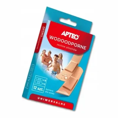 PLASTER WODOODPORNY ZESTAW* 12 APTEO