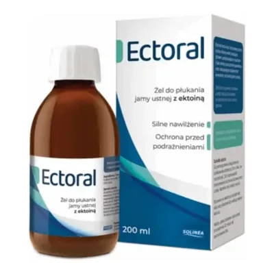Ectoral Żel Do Płukania Jamy Ustnej Z Ektoiną 200ml