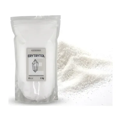 Erytrytol 1 kg SCO!FOODS naturalny słodzik 0 kcal zamiennik cukru E968