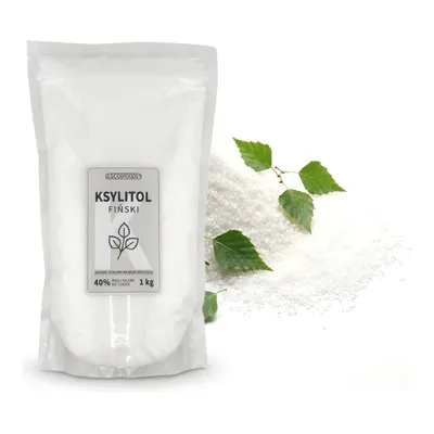 Ksylitol fiński 1 kg SCO!FOODS cukier brzozowy naturalny słodzik zamiennik
