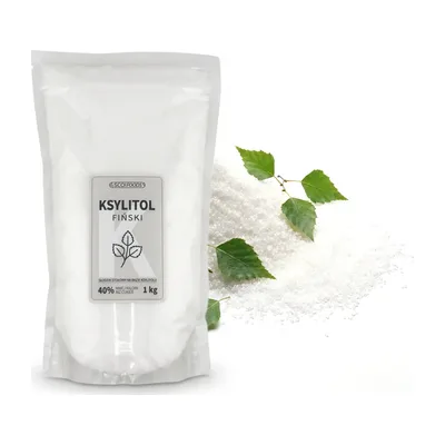 Ksylitol fiński 1 kg SCO!FOODS cukier brzozowy naturalny słodzik zamiennik