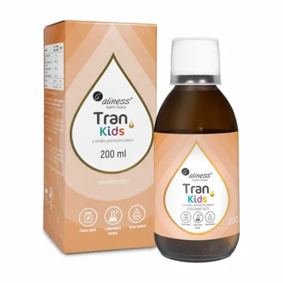 Aliness TranKIDS+Wit.A 400µg Pomarańcza 200ml