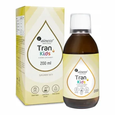 Aliness TranKIDS+Wit.A 400µg Cytrynowy 200ml