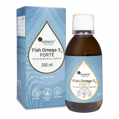 Aliness Fish Omega 3 Forte 50 25 Trój 200ml